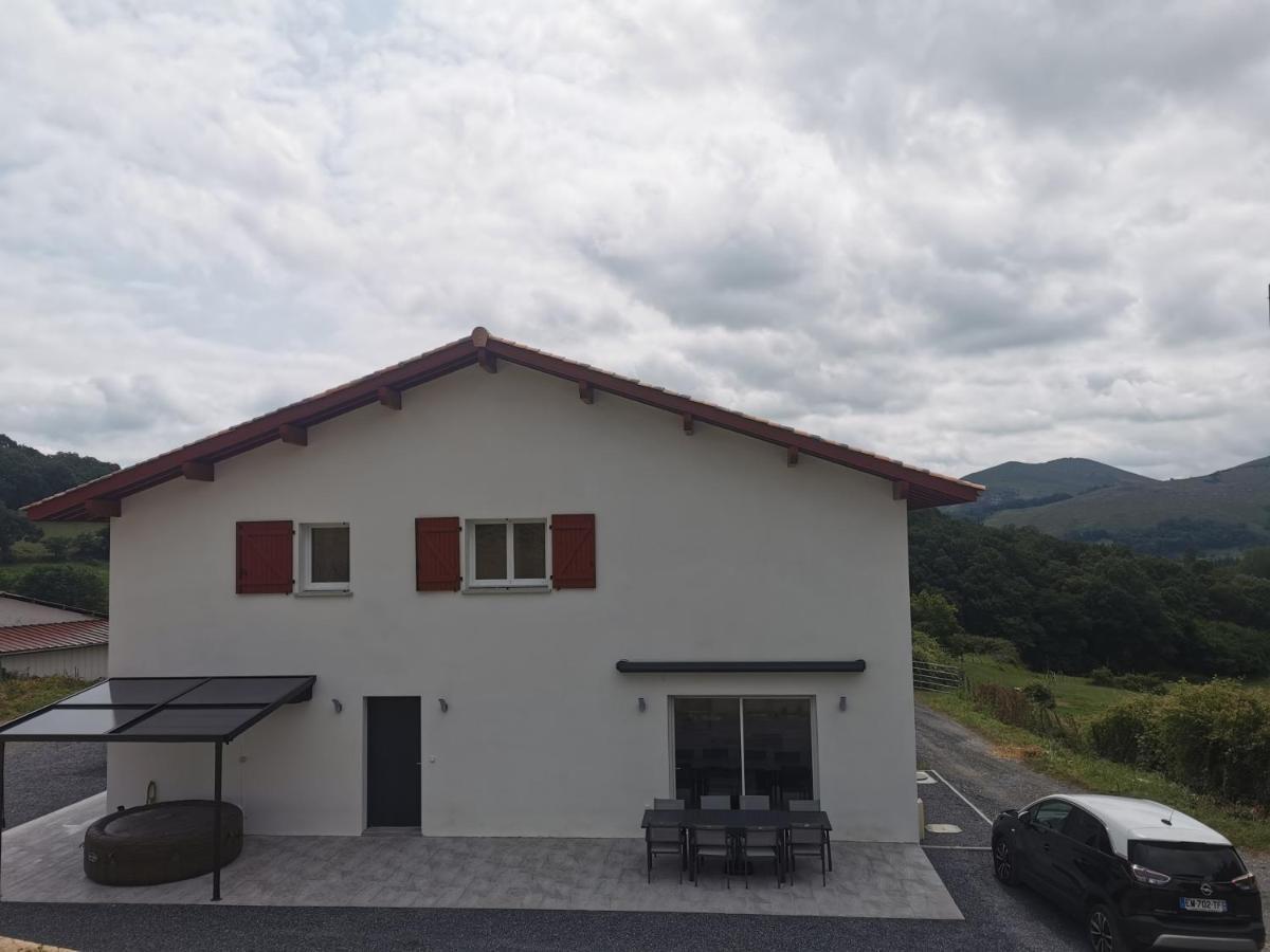 Maison Mitoyenne Au Coeur Du Pays Basque Saint-Esteben Bagian luar foto